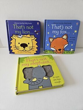 Usborne That's Not My Elephant - Touchy-Feely Kids Book (Green)